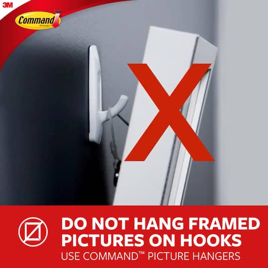command hook max weight Small Clear Wire Hooks, 10 Hooks, 12 Strips Command 15 Lb XL Heavyweight